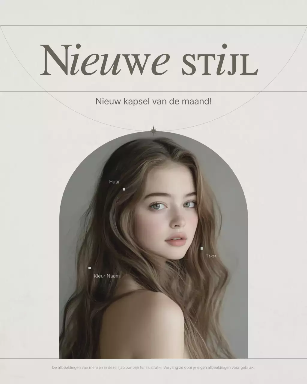 Promotie van Beige Modern Beauty Blog
