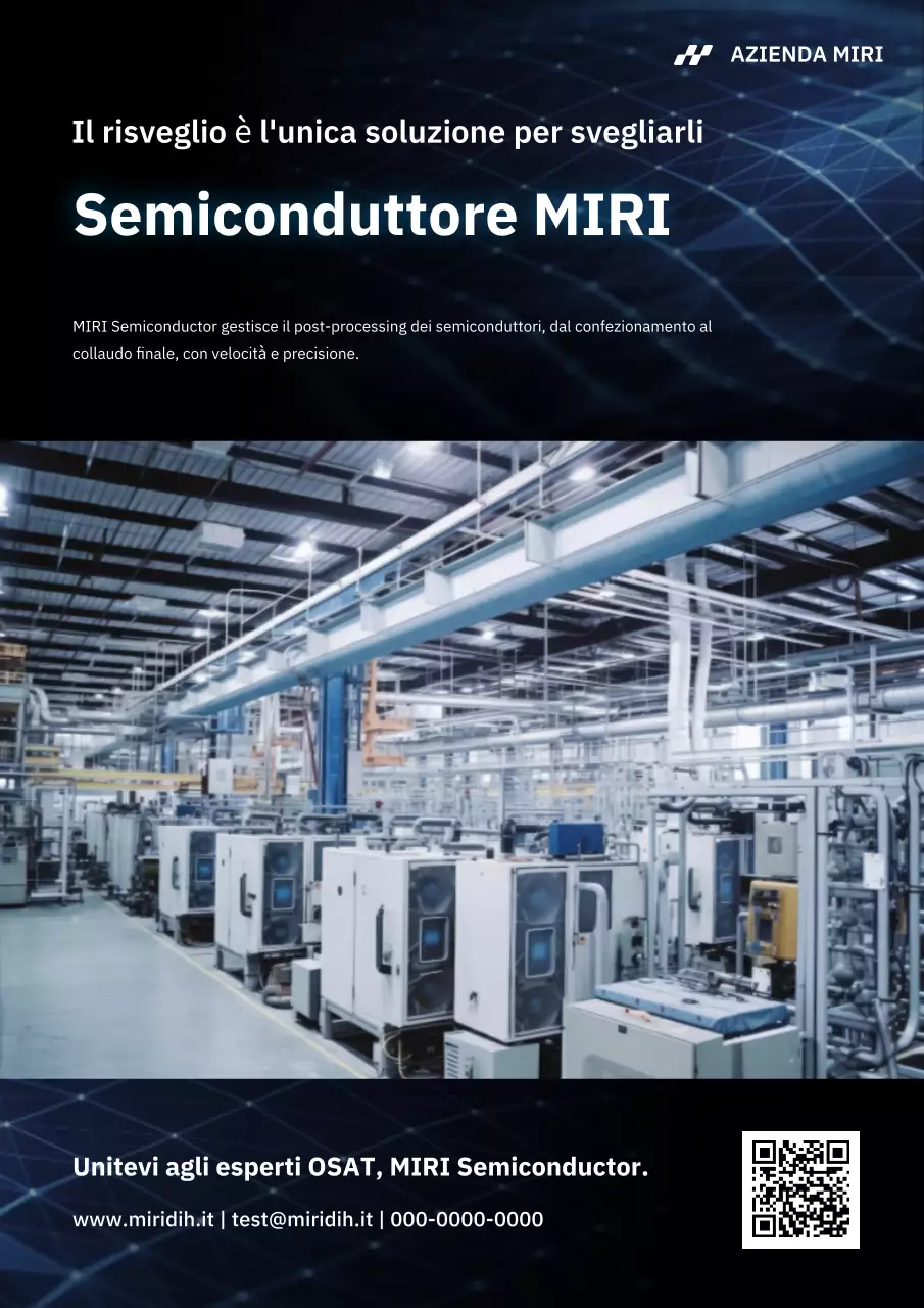 Pubblicità Blue Modern Semiconductor