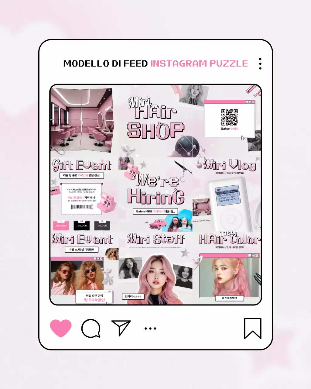 Promozione Pink Kitsch Hair Shop