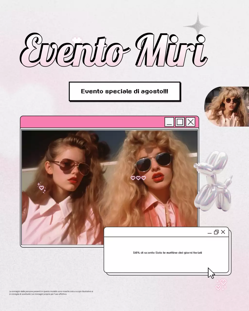 Promozione Pink Kitsch Hair Shop