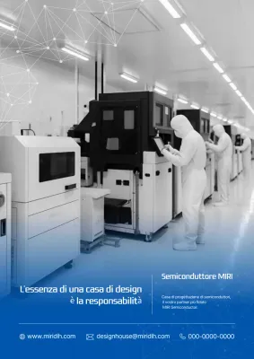 Pubblicità Blue Modern Semiconductor