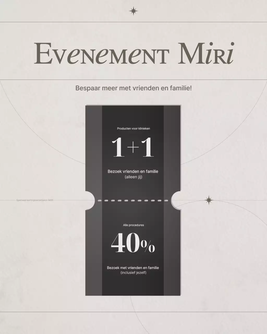 Promotie van Beige Modern Beauty Blog