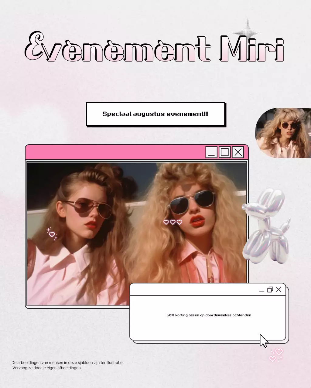 Pink Kitsch Hair Shop Promotie