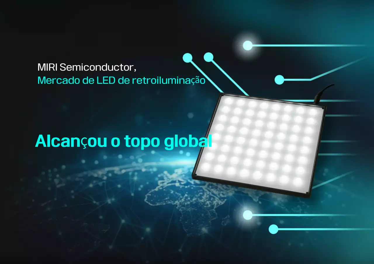 Anúncio de iluminação moderna azul-celeste