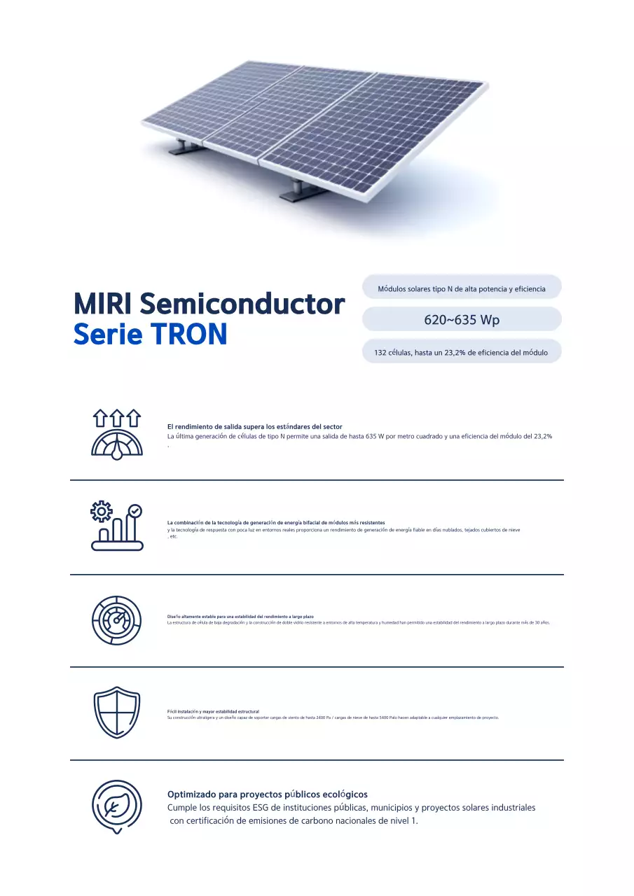 Promoción de módulos solares modernos azules