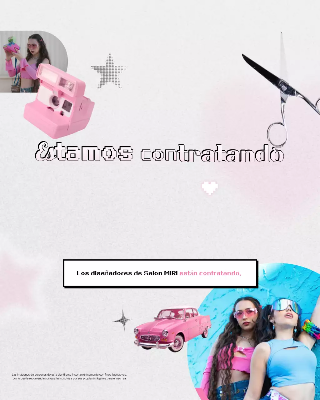 Promoción de peluquería Pink Kitsch