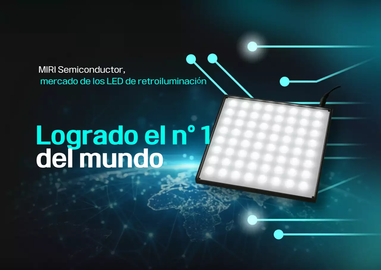 Anuncio de iluminación moderna en azul cielo