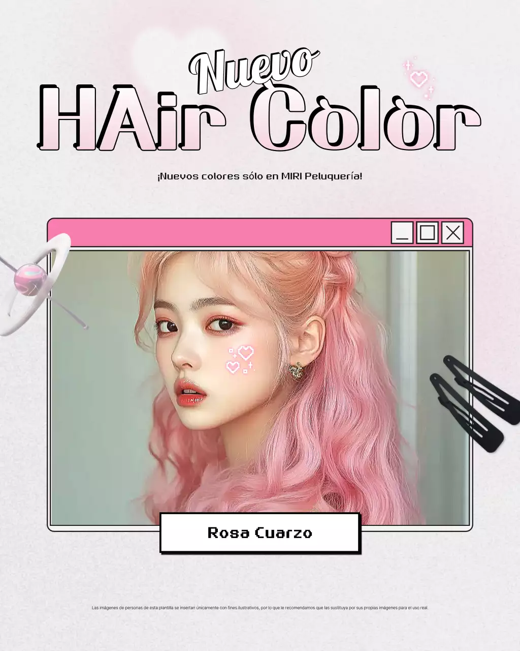 Promoción de peluquería Pink Kitsch