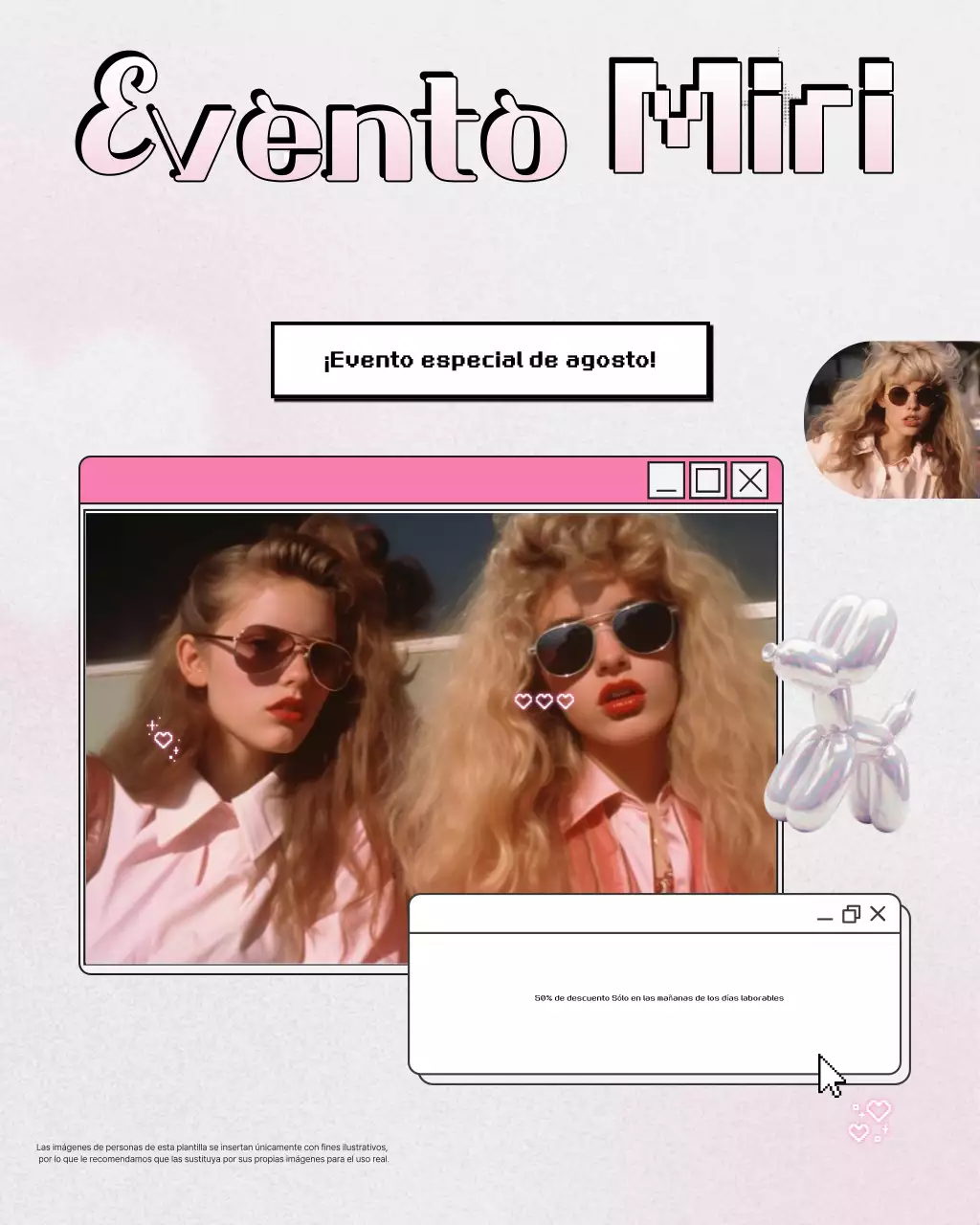 Promoción de peluquería Pink Kitsch