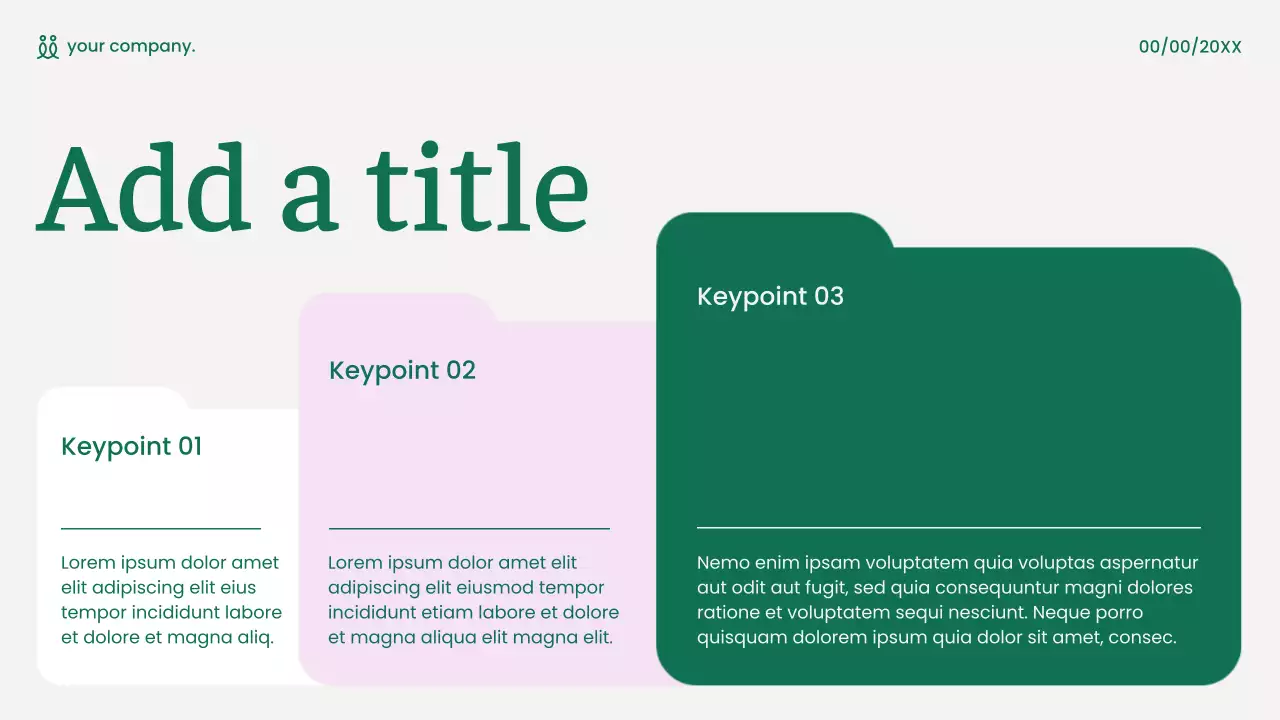 Green Minimalist Marketing Presentation