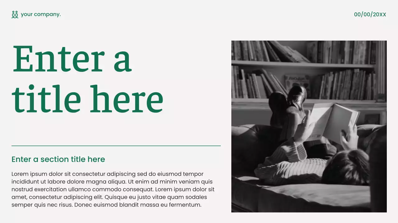 Green Minimalist Marketing Presentation