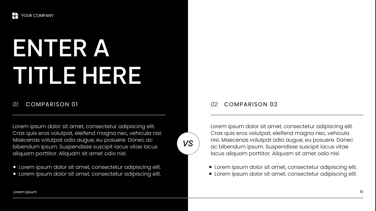 White Minimalist Marketing Presentation