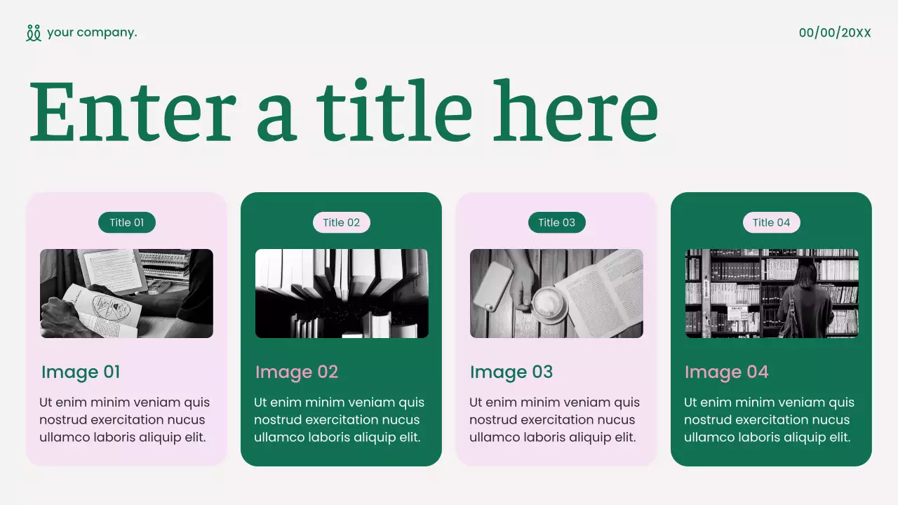 Green Minimalist Marketing Presentation