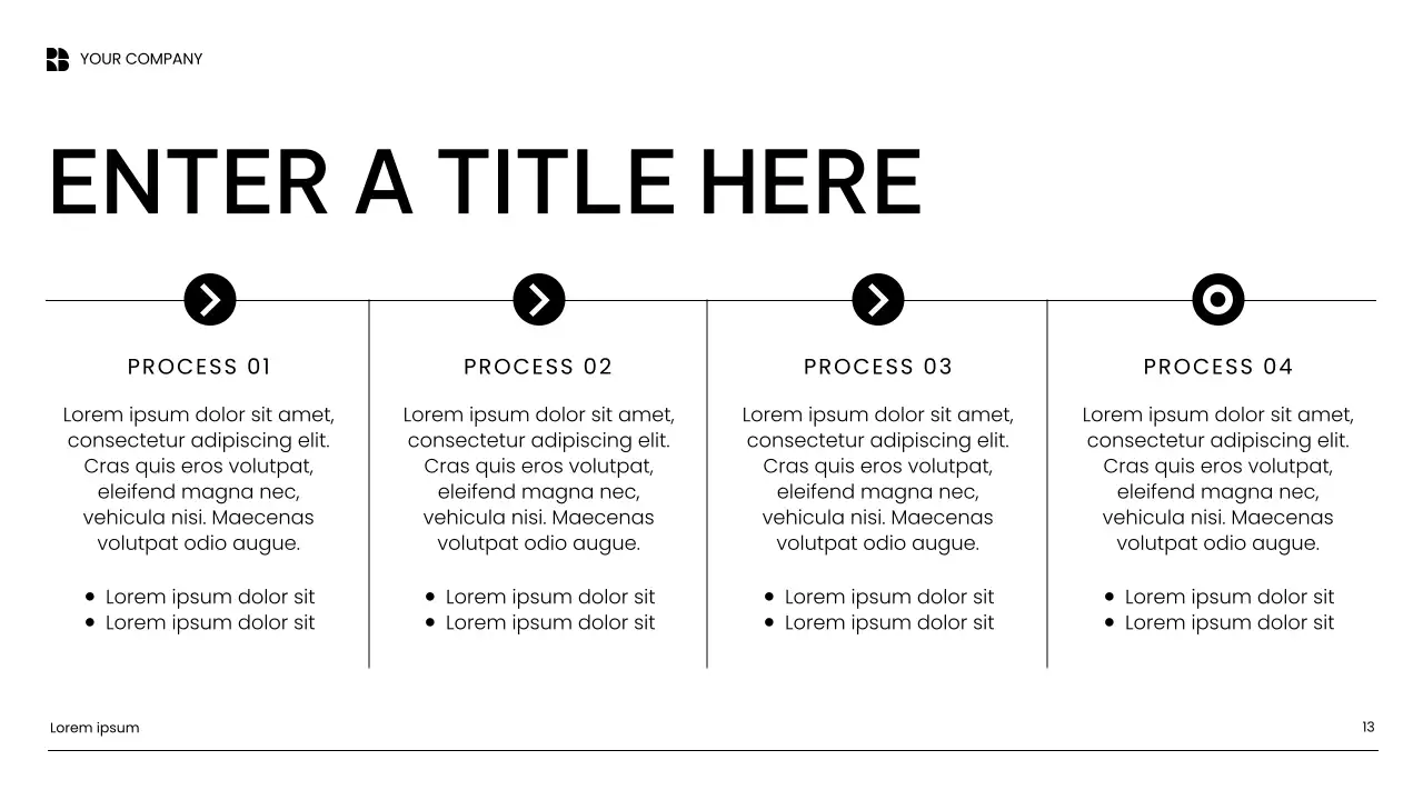 White Minimalist Marketing Presentation