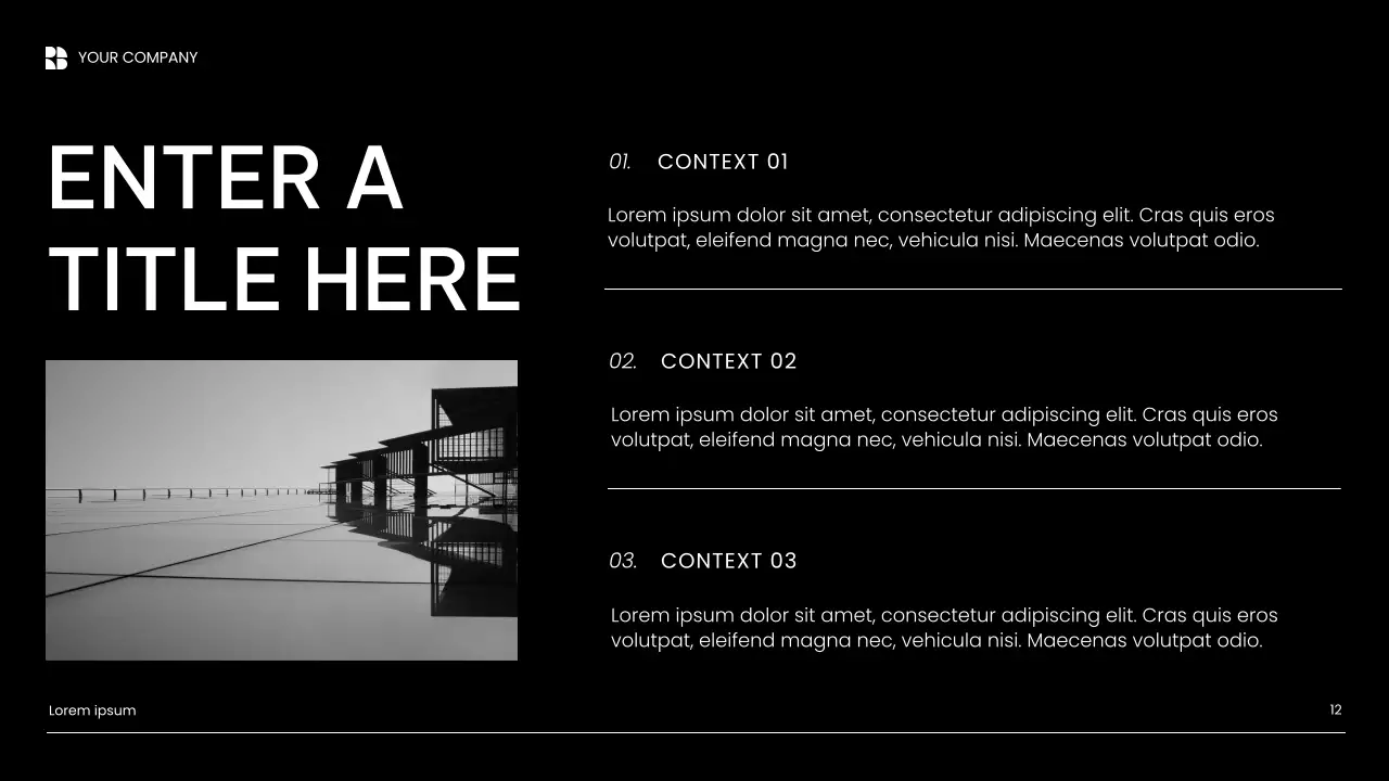 White Minimalist Marketing Presentation