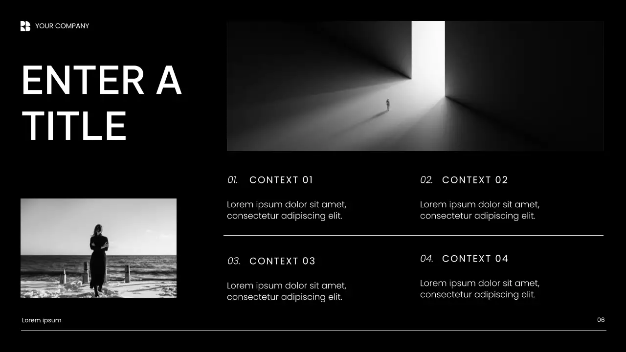 White Minimalist Marketing Presentation