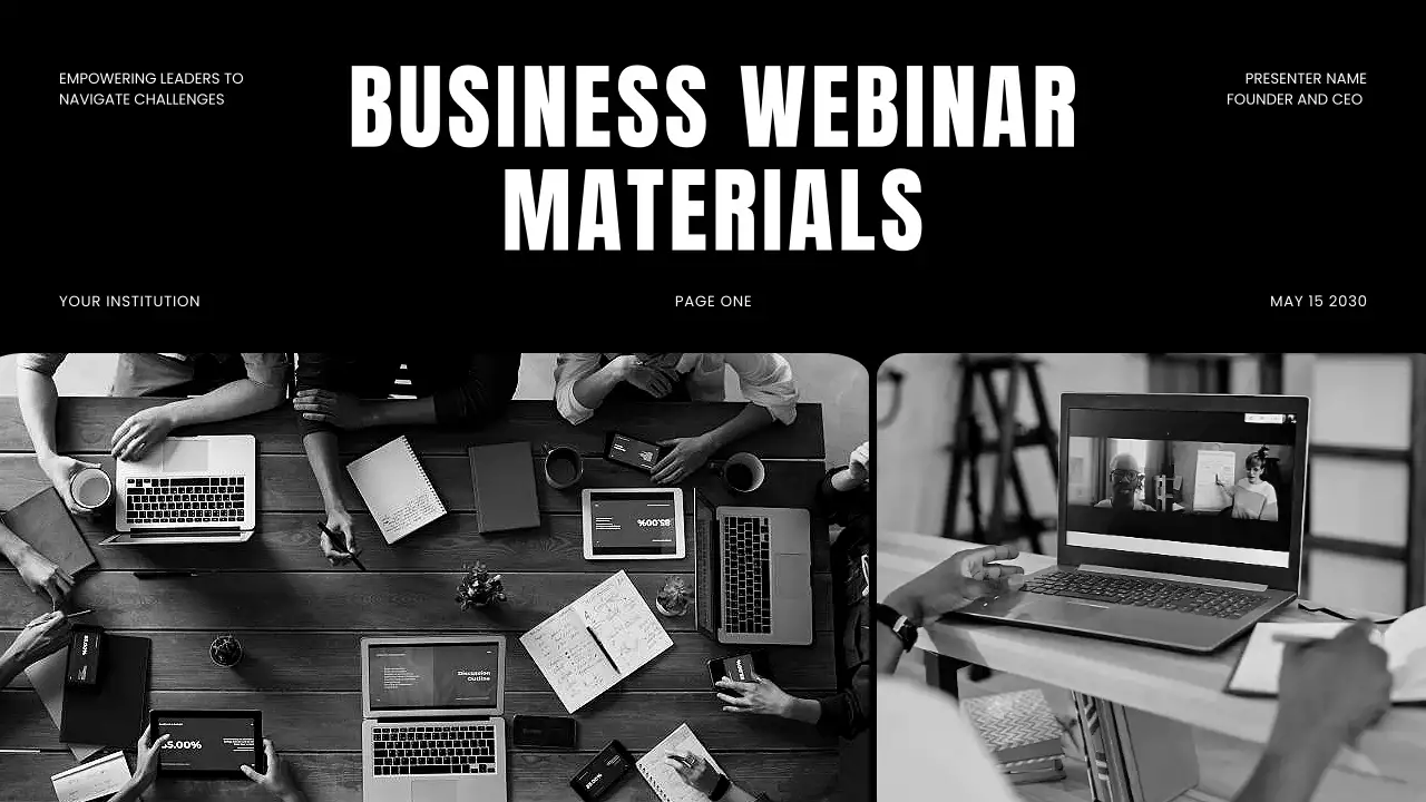 Black Professional Business Guide Presentation