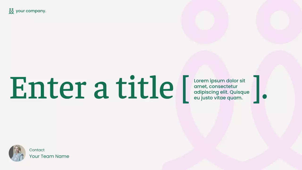 Green Minimalist Marketing Presentation