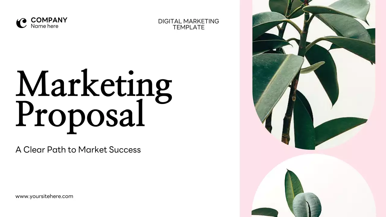 Pink Modern Marketing Proposal Presentation