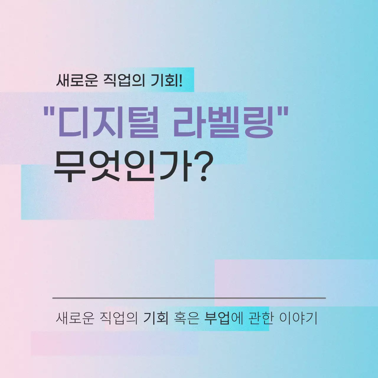 연보라 포인트 새로운 직업 소개