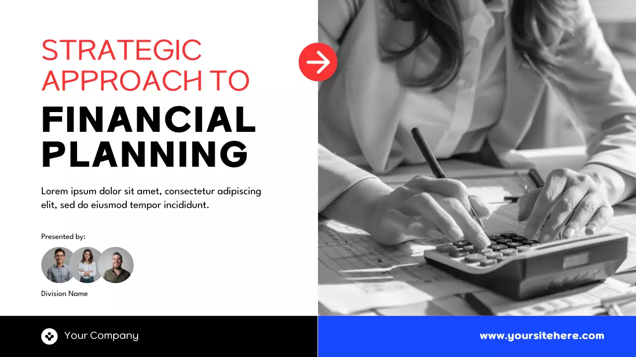 Blue Professional Finance Presentation