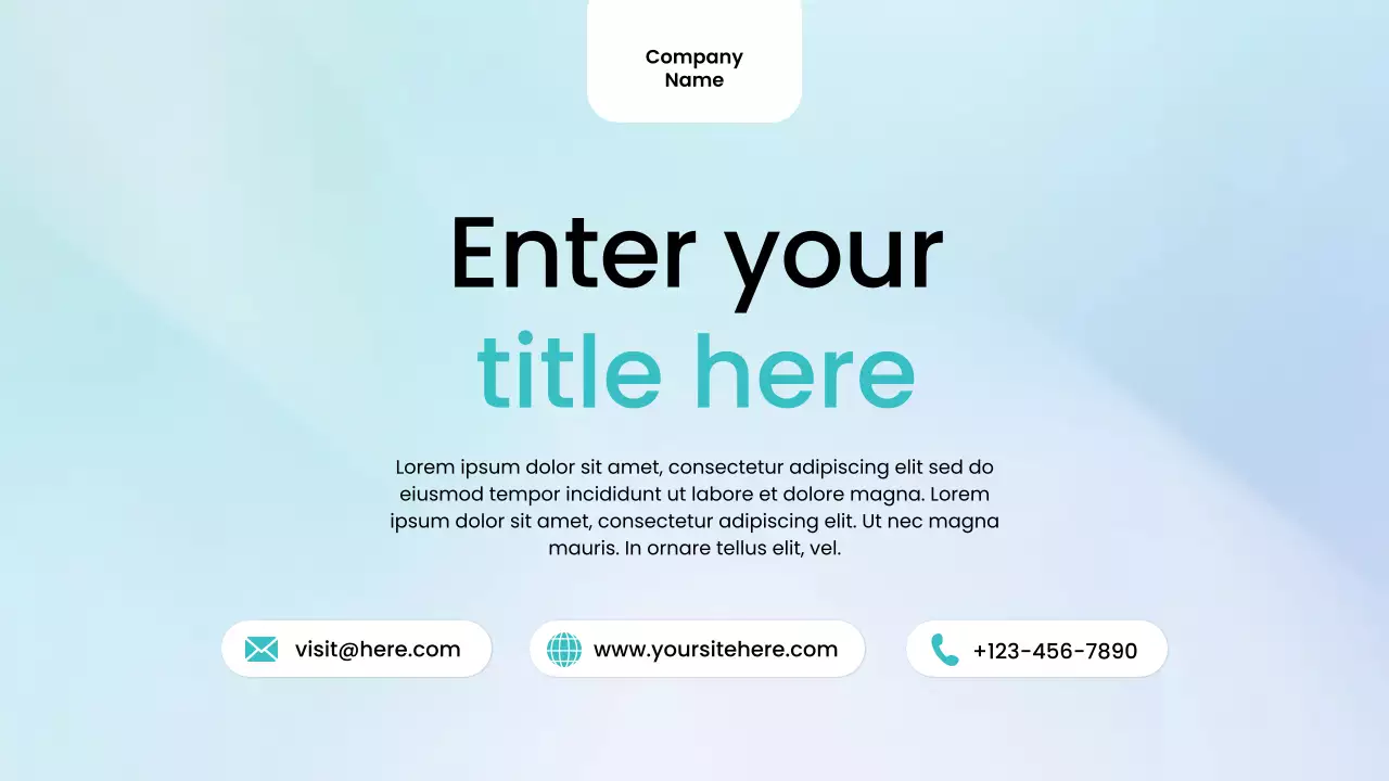 Blue Modern Project Kick-Off Meeting Presentation