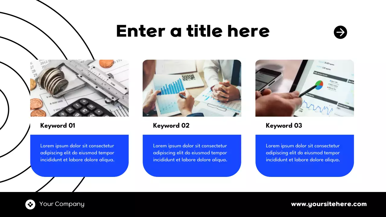 Blue Professional Finance Presentation