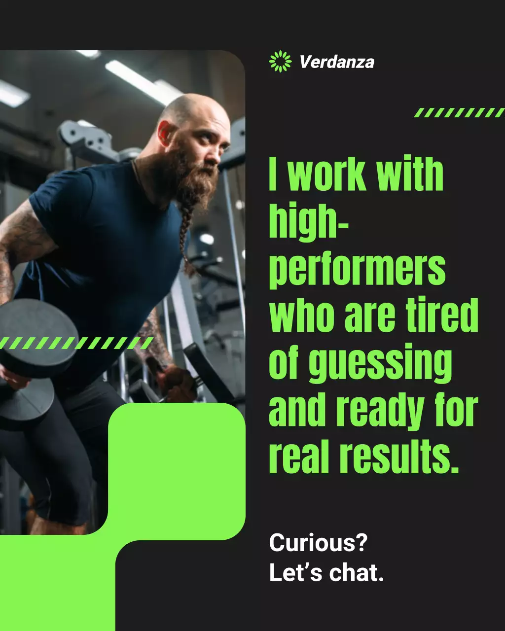 Black Bold Fitness Promotion Instagram Post