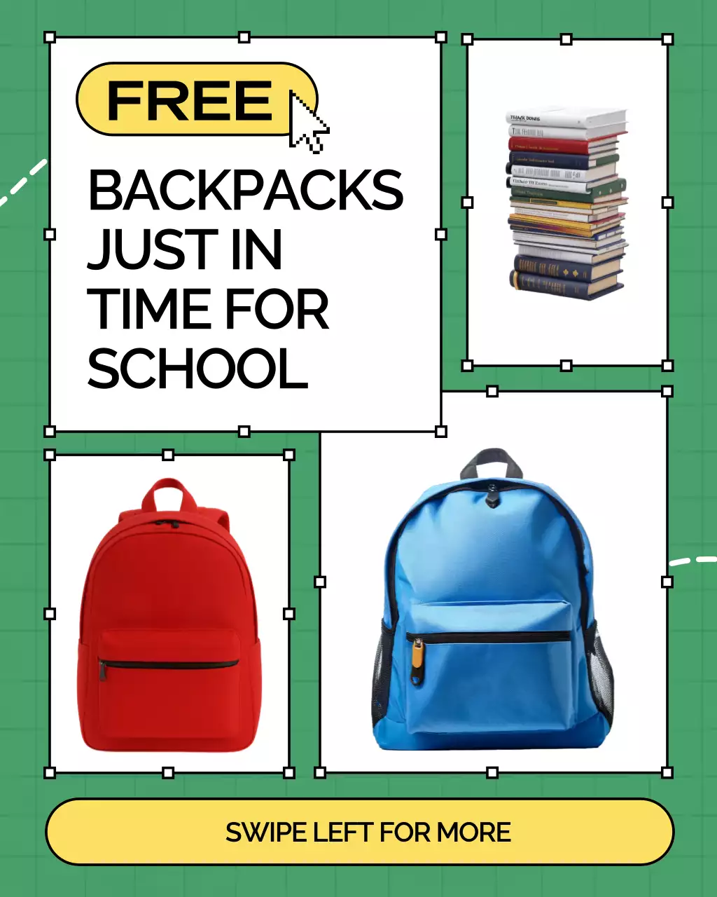 Green Modern School Promotion Instagram Post