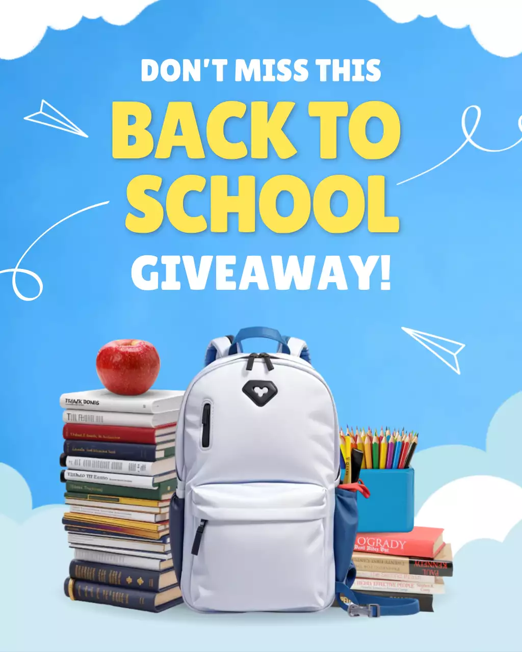Blue Modern School Promotion Instagram Post