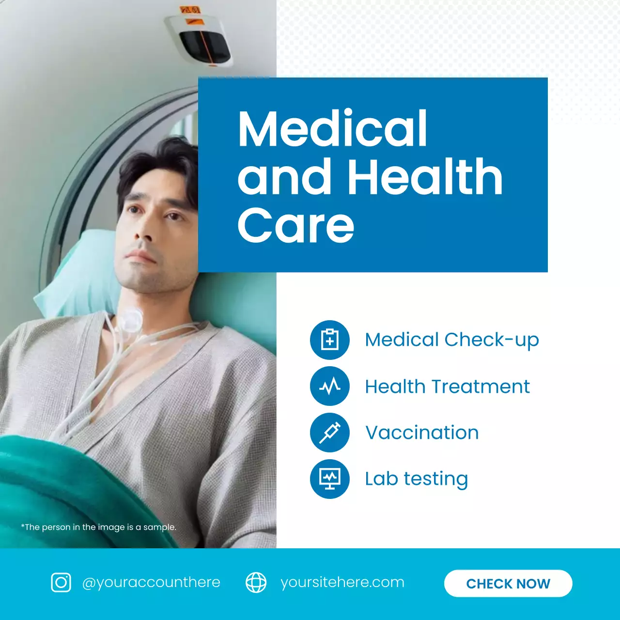 블루모던 의료 서비스 프로모션