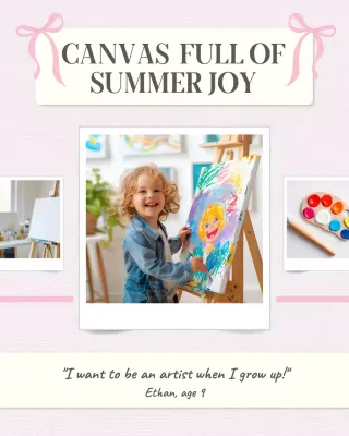 Pink Creative Art Activity Instagram Post