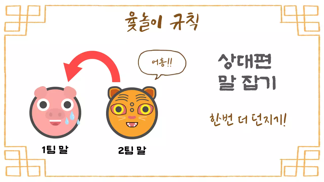 베이지 아기자기한 명절 윷놀이 수업자료