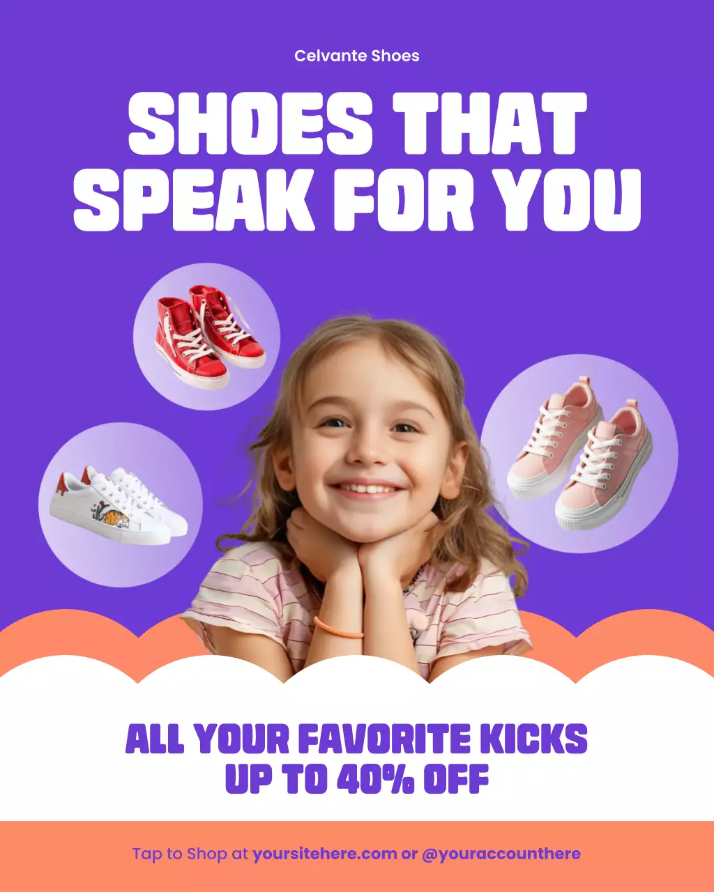 Purple and White Bold Playful Back-to-school Apparel Promotion Instagram Post