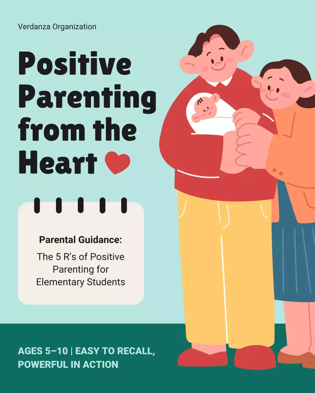 Yellow and Green Illustrative Parenting Guidance Instagram Carousel Post