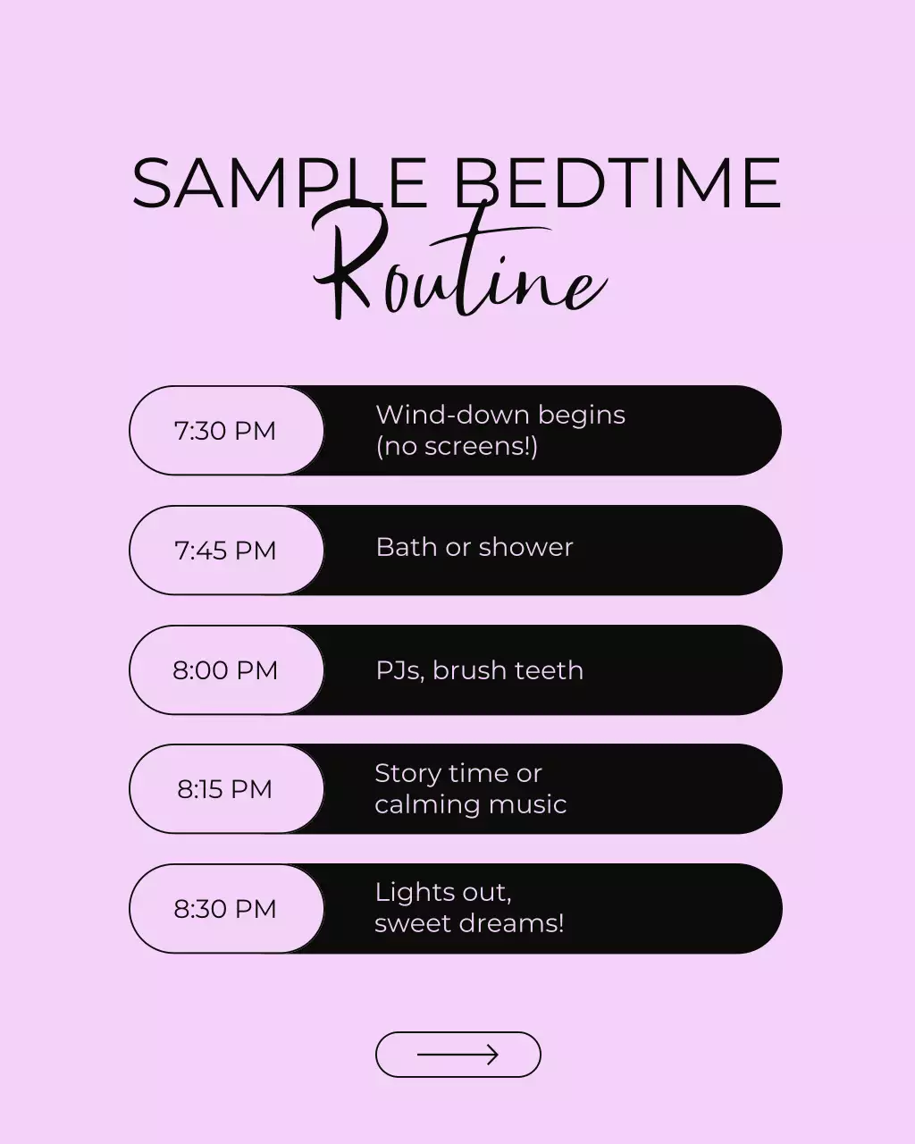 Beige Minimal Modern Bedtime Guide Instagram Post