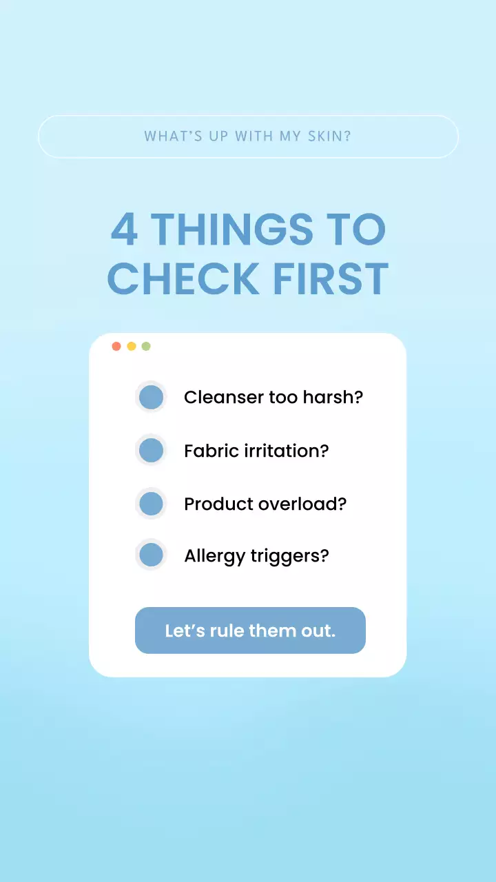 Blue Minimal Skincare Guide Instagram Story Post