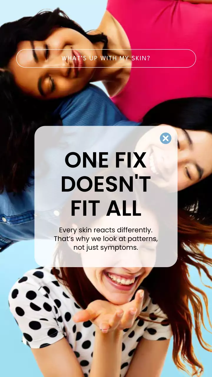 Blue Minimal Skincare Guide Instagram Story Post