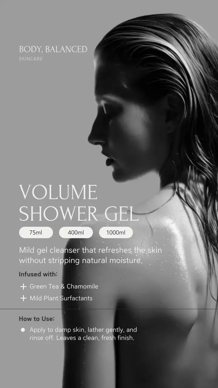 Grey Minimal Skincare Promotion Instagram Story Post