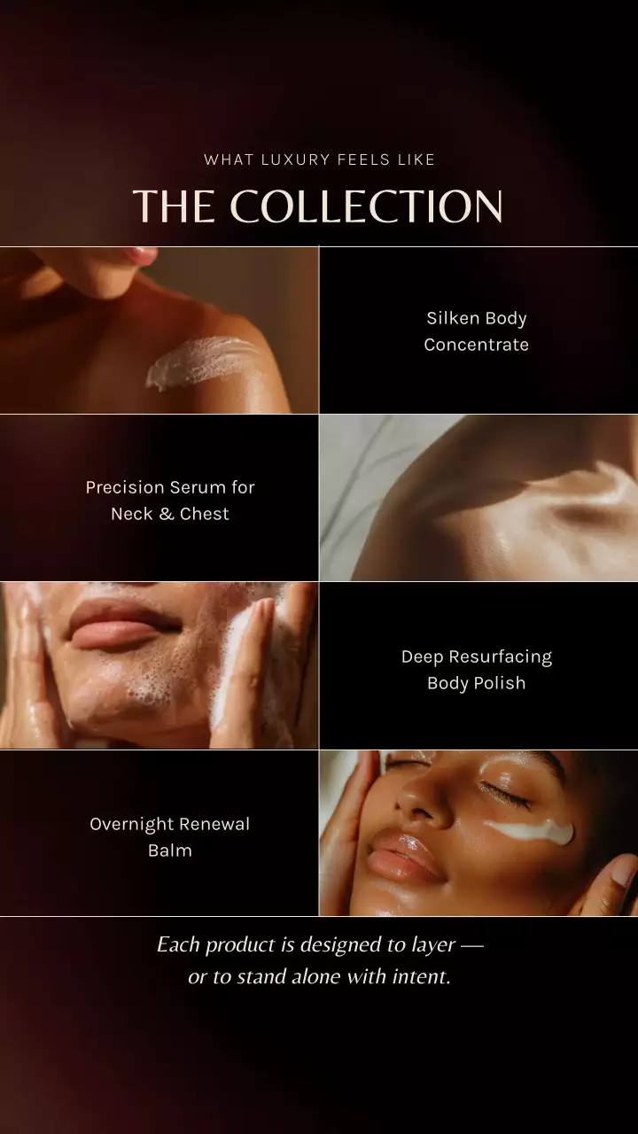 Black Luxury Skincare Promotion Instagram Story Post