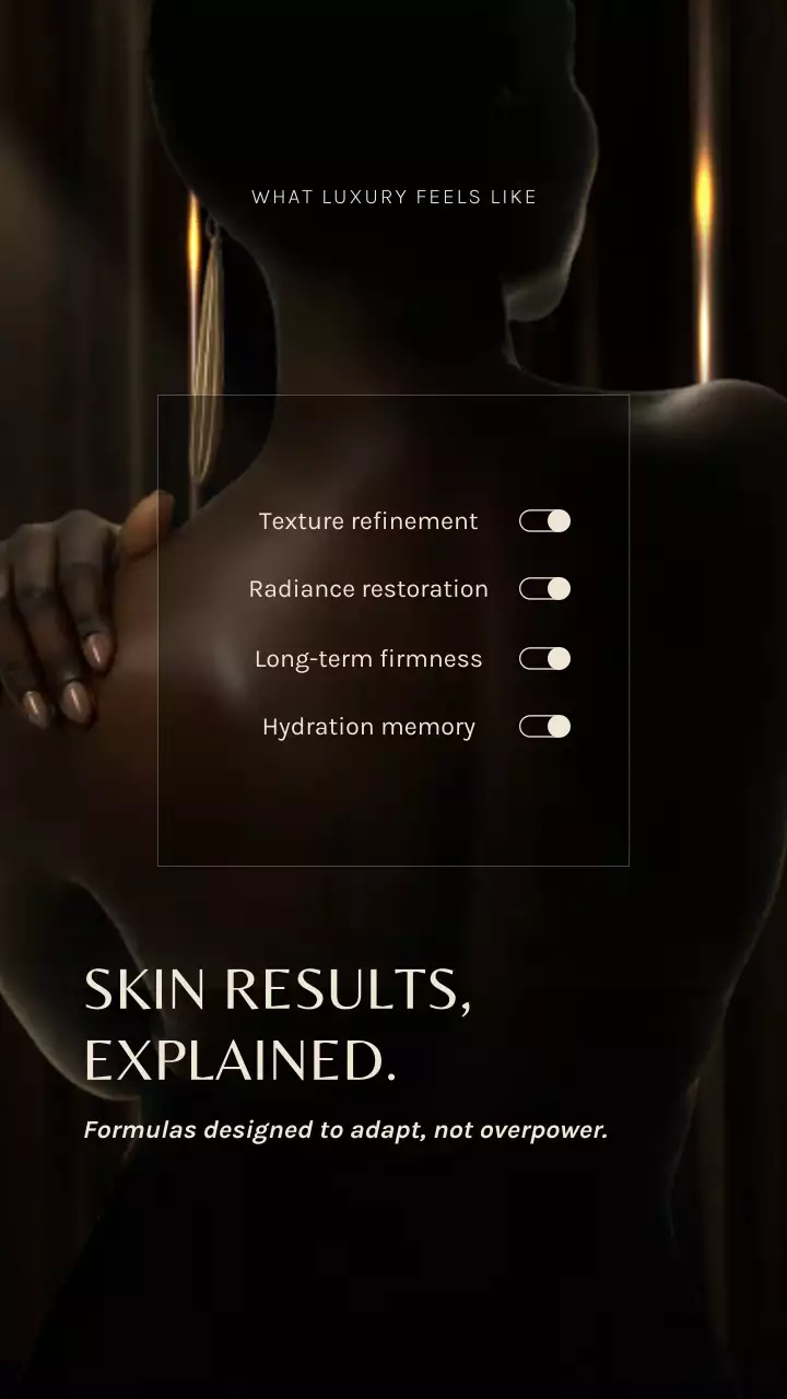 Black Luxury Skincare Promotion Instagram Story Post