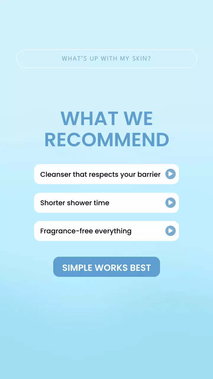 Blue Minimal Skincare Guide Instagram Story Post