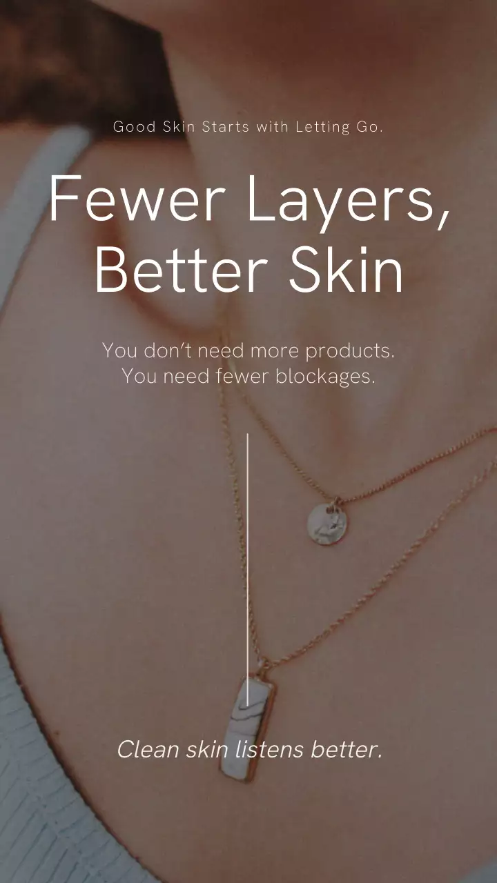 Blue Modern Skincare Promotion Instagram Story Post