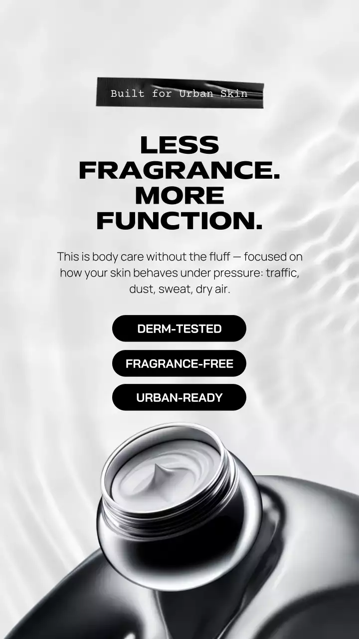 Grey Modern Skincare Promotion Instagram Story Post