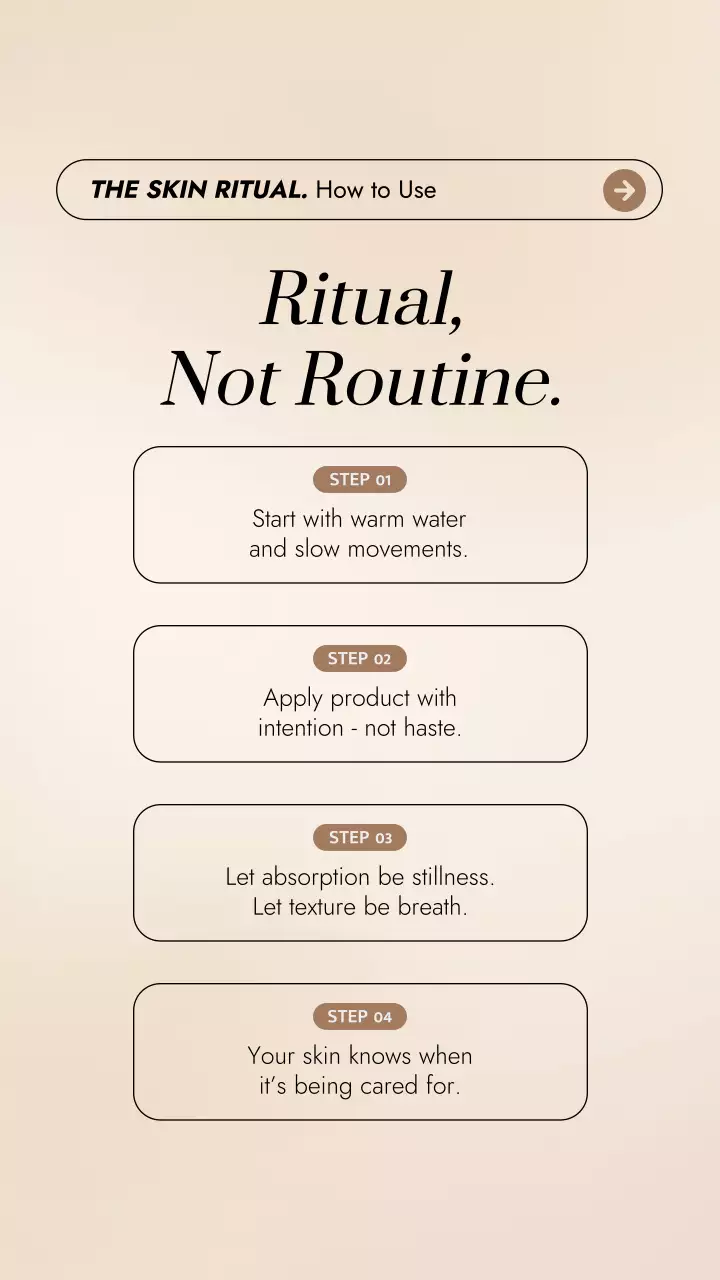 Beige Minimal Skincare Advertisement Instagram Story Post
