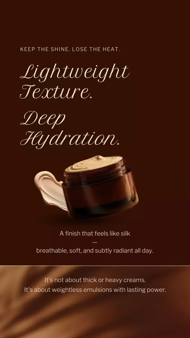 Brown Modern Skincare Promotion Instagram Story Post