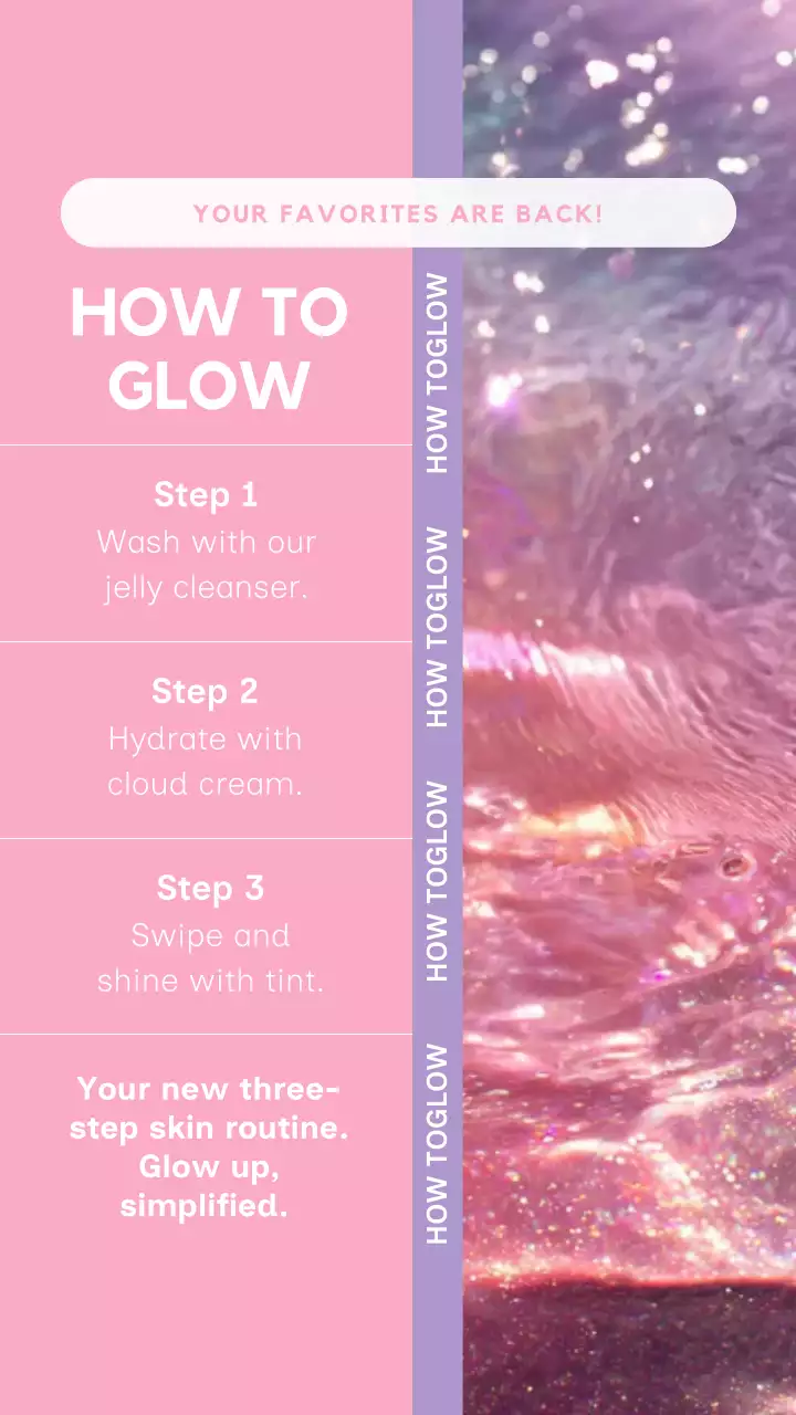 Pink Pop Makeup Promotion Instagram Story Post