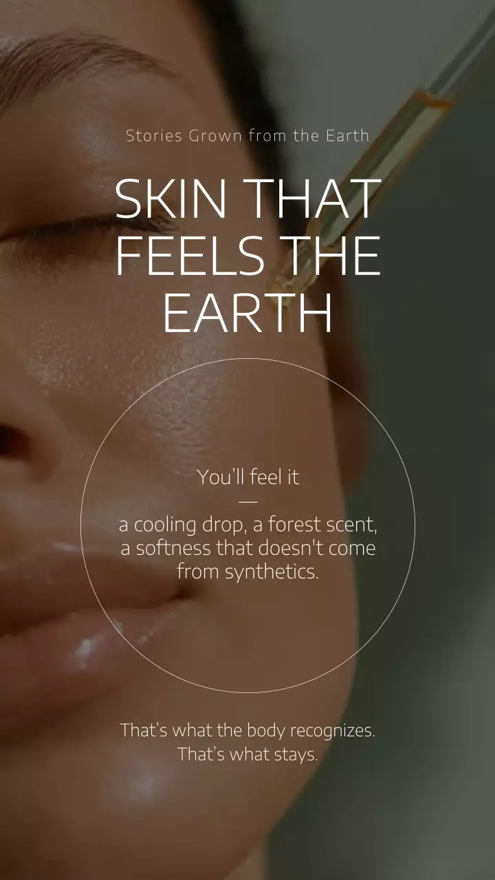 Green Organic Skincare Promotion Instagram Story Post