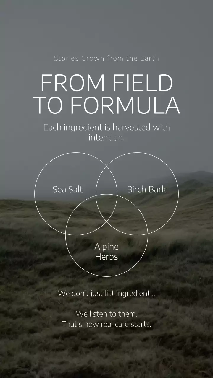 Green Organic Skincare Promotion Instagram Story Post