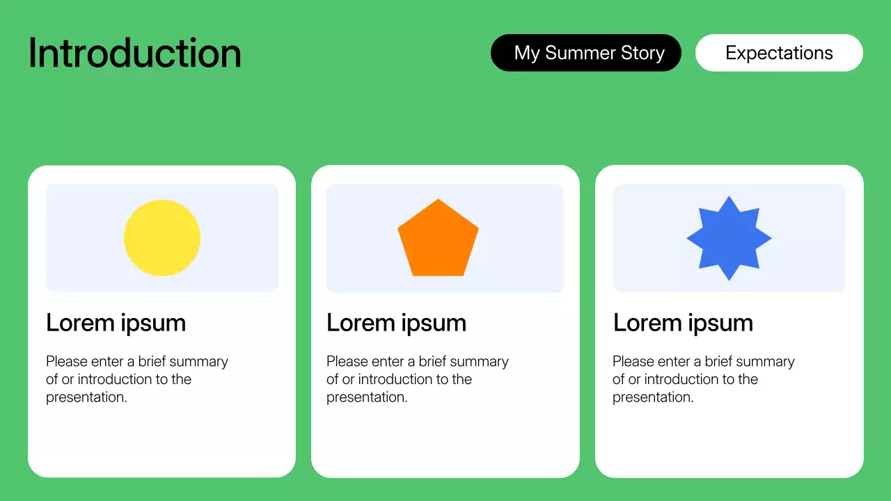 Colorful Modern Portfolio Presentation